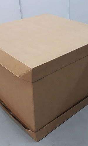 Caixa de papelão ondulado sem impressão  Caixa de papelão ondulado sem impressão