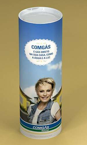 Tubo de papelão com tampa Tubo de papelão com tampa